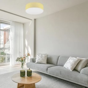 Mennyezeti lámpa SIRJA PASTEL DOUBLE 4xE27/15W/230V átm. 45 cm sárga