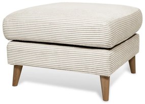 Fehér kordbársony lábtartó Paris – Scandic