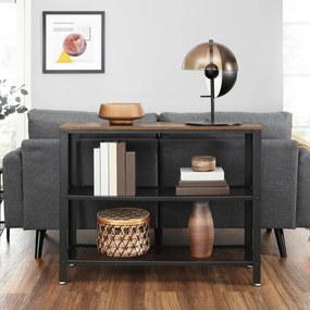 LUVOR kisasztal barna/fekete