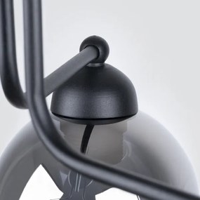 Sollux SL.1144 - Csillár rúdon FILLAN 3xE27/60W/230V fekete