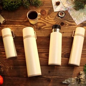 Tescoma CONSTANT CREAM termosz bögrével, 1 l, 1 l