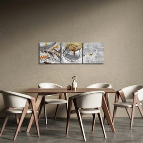 Kép - Kollázs (órával) (90x30 cm)