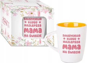 Bögre felirattal Anyának ajándékdobozban A klub alapítója