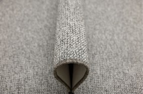 Hurokszőnyeg Szürke Melange Grafit Filc Nappaliba Luton 150x300 cm