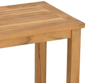 Dohányzóasztal tárolóval Barna 85 x 35 x 75 cm Tömör tíkfa