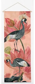 Faliszőnyeg 40x155 cm Flores y Gruas – Madre Selva