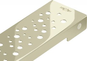 Mexen Flat M12 vonalmenti lefolyófedél 70 cm, arany - 1521070