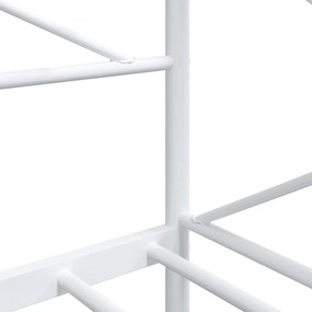 kanapéágy matrac nélkül fehér 90x200 cm acél