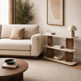Armonia - Travertine, Walnut