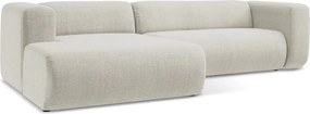 Bézs sarokkanapé (bal oldali-heverő résszel) Ekahi – Makamii
