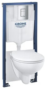 Függesztett WC készlet világos falakhoz / előfalhoz Grohe Bau Ceramic 39586000