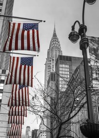 Poszter 50x70cm Chrysler Building New York 12, Assaf Frank