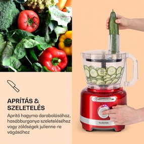 Klarstein Luca, multifunkcionális robotgép, 1000 W, 3 L, fokozatmentes sebességbeállítás, 6 üzemmód