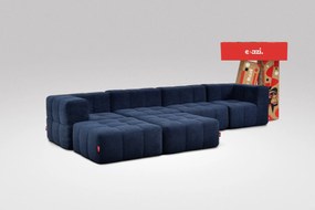 6 Teiliges Modulares Sofa – Blau