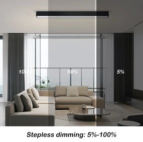 Immax NEO 07255L - LUNGO 20W/230V Wi-Fi LED dimm. lámpa fekete + DO