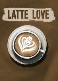 Illusztráció Latte Love, EMELIEmaria