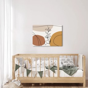 Kép - Boho formák (70x50 cm)