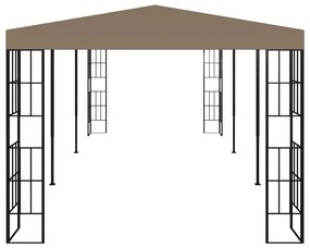 Tópszínű pavilon 6 x 3 m