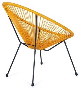 Avocado sárga kerti szék mesterséges rattanból - Bonami Selection