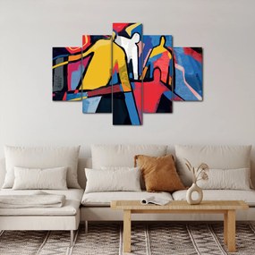 Kép - A férfiak absztrakciója (150x105 cm)