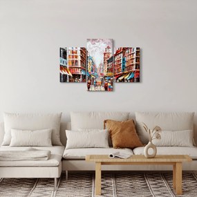 Kép - Hong Kong, olajfestmény (90x60 cm)