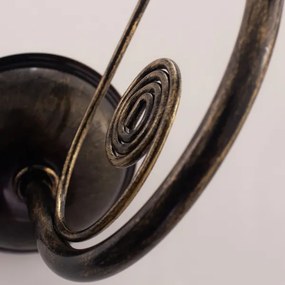 Brilagi - LED Csillár láncon STEFANO 5xE14/40W/230V fekete patina