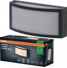 Kerti fali lámpa Kültéri homlokzati lámpa E27 Szürke IP65 Endura Osram
