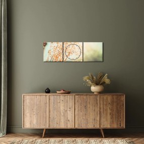 Kép - Réti növények (órával) (90x30 cm)