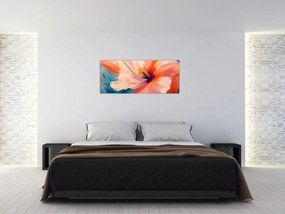 Kép - Festett virág (120x50 cm)