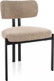 Misaki étkezőszék bézs/fekete