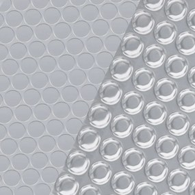 ezüst polietilén medencetakaró 260 x 160 cm