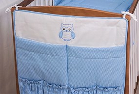 Zsebes tároló - Lulu bagoly, kék pöttyös