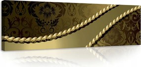 Vászonkép 145x45 Luxus arany zsinór Damaszkusz elegancia klasszikus gazdagság