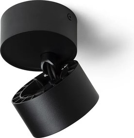 RENDL ALBANO felületre szerelhető fekete/aranysárga 230V LED 5W 24° 3000K
