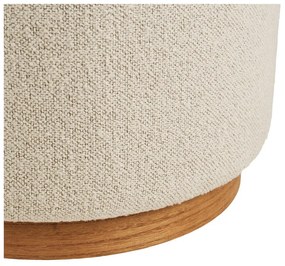 Bézs buklé puff Daisy – House Nordic