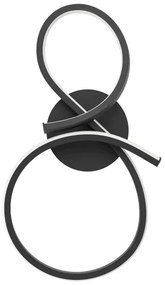 Eglo 901268 - LED fali lámpa SERPINS LED/11,4W/230V 3000K fekete