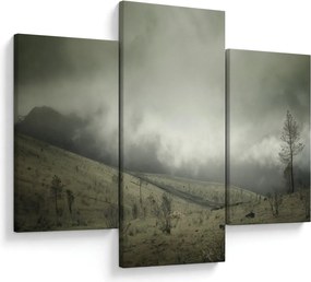 A vihar előtti táj képe (90x60 cm)