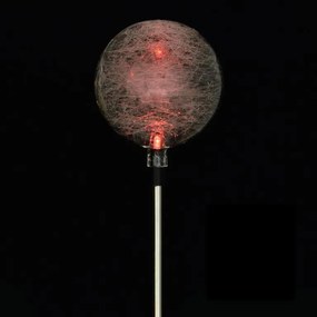 Kerti szoláris LED lámpa Garth – színváltó üveggömb