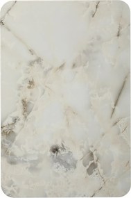 Étkezőasztal, fehér márvány, 90 cm – RMS2Y01
