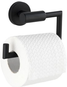Matt fekete öntapadós rozsdamentes acél WC-papír tartó Bosio – Wenko