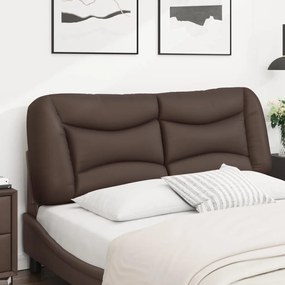 barna műbőr fejtámla párna 140 cm