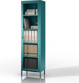 LUIGI vitrin, 500 x 1800 x 350 mm, Modern: tengerkék