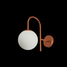 Osmont ANC40005 Ancha 1 fali üveg lámpa terrakotta fehér IP40 25W