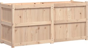 vidaXL tömör fenyőfa kerti virágláda 150 x 50 x 70 cm