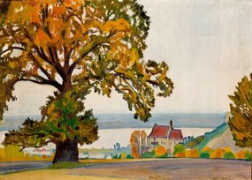 Vászonkép "Tölgy Kazimierzben ” Józef Csajkovszkij 1924. 70x50cm