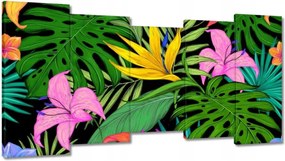 Vászonkép 150x80 Levelek Monstery Levelek