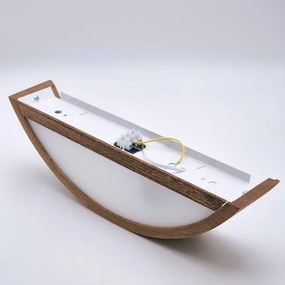 Brilagi - LED fali lámpa CARVALHO 1xE27/60W/230V tölgy cseresznye