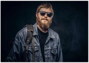 Poszterek 100x70 Mosolygó Hipster