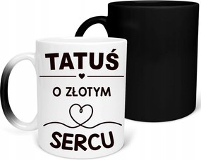 Mágikus Ajándék Bögre Arany Szívű Apuka Születésnap Karácsony Csomagolás