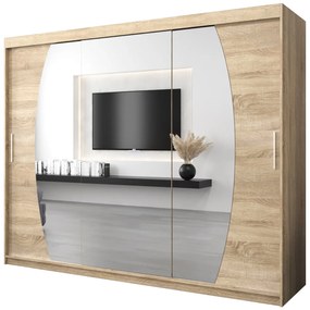Ruhásszekrény 250 cm Eclipse (szonoma tölgy + szonoma tölgy). 1063454
